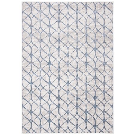 Safavieh 10 x 14 ft. Amelia 700 Power Loomed Rectangle Area Rug Grey & Blue ALA792F-10